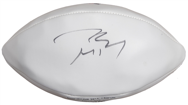 Tom Brady Signed Wilson New England Patriots Charitable Foundation Football (PSA/DNA)